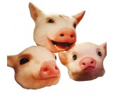 Pig Head Plush Doll Cushion Pillow