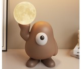 Playful Big-Eyed Character Decorative Usb Rechargeable Night Light