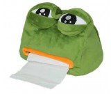 Plush Crying Frog Tissue Box Holder