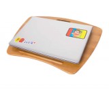 Portable Bamboo& Cushioned Macbook Mobile Lap Desk