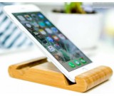 Portable Bamboo Wooden Desktop Cell Phone Holder