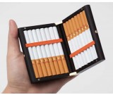 Portable Wooden Cigarette Case Box 