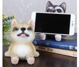 Puppy Dog Piggy Bank Cell Phone Stands Smartphone Holder for Desk