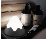 Rechargeable Adjustable Brightness, Touch & Sound Control Cone  Night Light Bedside Lamp