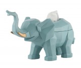  Resin Cute Elephant Tissue Box Holder Cover Figurine Statue Home Decor