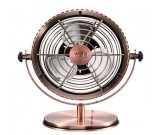 Retro Metal USB Fan,Bronze 