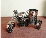  Cast Iron Motorcycle Pen Holder