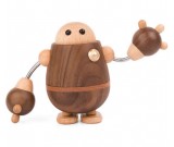 Cute Robot Wooden Music Box