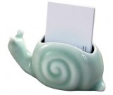 Shell Snail Business Name Card Holder Display Stand for Desk