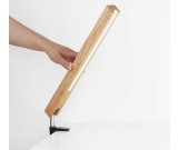 Solid Wood Clip-on Table LED Lamp