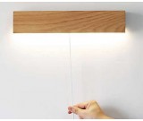 Solid Wood LED Bedside lamp Wall Lamp