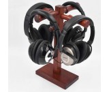 Solid Wooden Headphones Stand Hanger