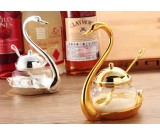 Swan Salt And Pepper Shaker Jar 