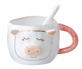 Unique Pig Coffee Mug Cup