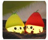 Usb Charging Cartoon Strawberry Night Light