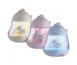 USB Merry-Go-Round Music Lamp Decor  Night Light