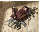 Vintage Hanmade Leather Key Organizer Key Holder  key case 