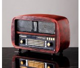 Vintage Iron Radio Model Home Decoration