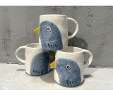 Whimsical Bird Ceramic Mug