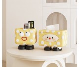 Whimsical Creamy Cartoon Storage Box,Tissue Box