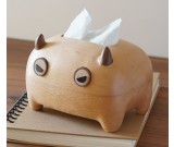 Whimsical Little Devil Wooden Tissue Box