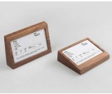 Wood Business Card Display Holder