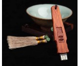 Wood Guqin 7-string Zither Shaped Usb Flash Drive