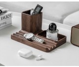 Office Desktop Wooden Organizer Storage Box,Pen Holder,Phone Holder