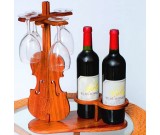 Wood Wine Glass Holder Rack Wine Glass Hanging Drying Stand Organizer