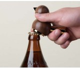 Wooden Bird Bottle Opener