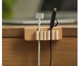  Wooden Cable Management System for Power Cords and Charging Accessory Cables