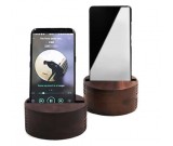 Wooden Cell Phone Stand Wood Speaker Sound Amplifier Desk stand for iphone android phone