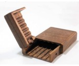 Wooden Cigarette Case  Box Holder 