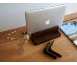 Wooden Desktop Vertical Laptop Stand Holder for MacBook Air, MacBook Pro,Notebooks