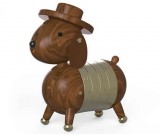 Wooden Dog Shaped Perpetual Calendar