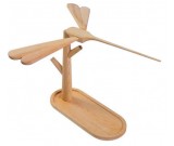 Handmade Wooden Dragonfly Balance Night Light