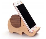 Wooden Elephant Music Box Mobile Phone Display Stand