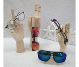 Wooden Hand Form Sunglasses Glasses Holder / Spectacle Display Stand