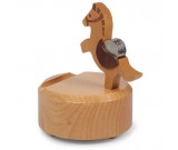 Wooden Horse  Shaped Bluetooth Speaker Mobile Phone iPad Holder Stand