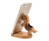 Wooden Horse Smart phone Stand Holder Stand with Coins slot 