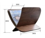 Wooden  A4 Print Papers Magazine File Holder Organizer Rack 