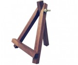 Black Walnut Wooden Mini Tripod Display Stand 