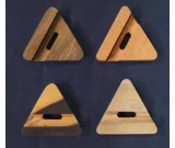 Wooden Mixed Shape Desktop Cell Phone Holder