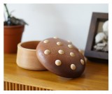 Wooden Mushroom Candy Storage Box