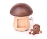 Wooden Mushroom Musical Box