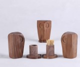  Wooden Owl Toothpick Box Toothpick Case Holder
