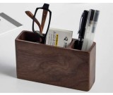 Wooden Pen Pencil Storage Holder Stationery Box