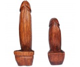 Wooden Penis Ashtray