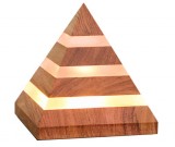 Wooden  Pyramid USB  Desk lamp