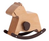 Wooden Rabbit & Horse Musical Box